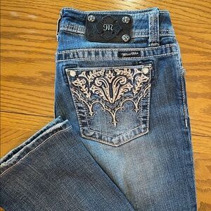 Miss Me Sz28 Jeans with Embroidered Pocket